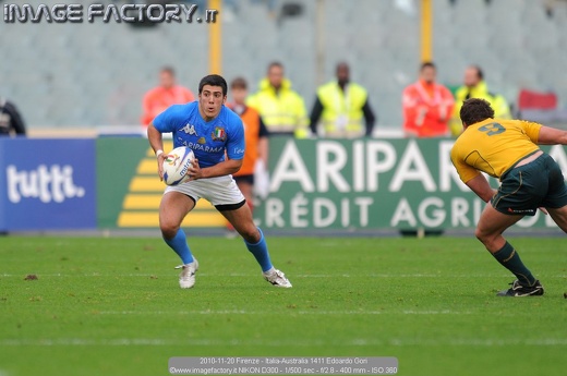 2010-11-20 Firenze - Italia-Australia 1411 Edoardo Gori